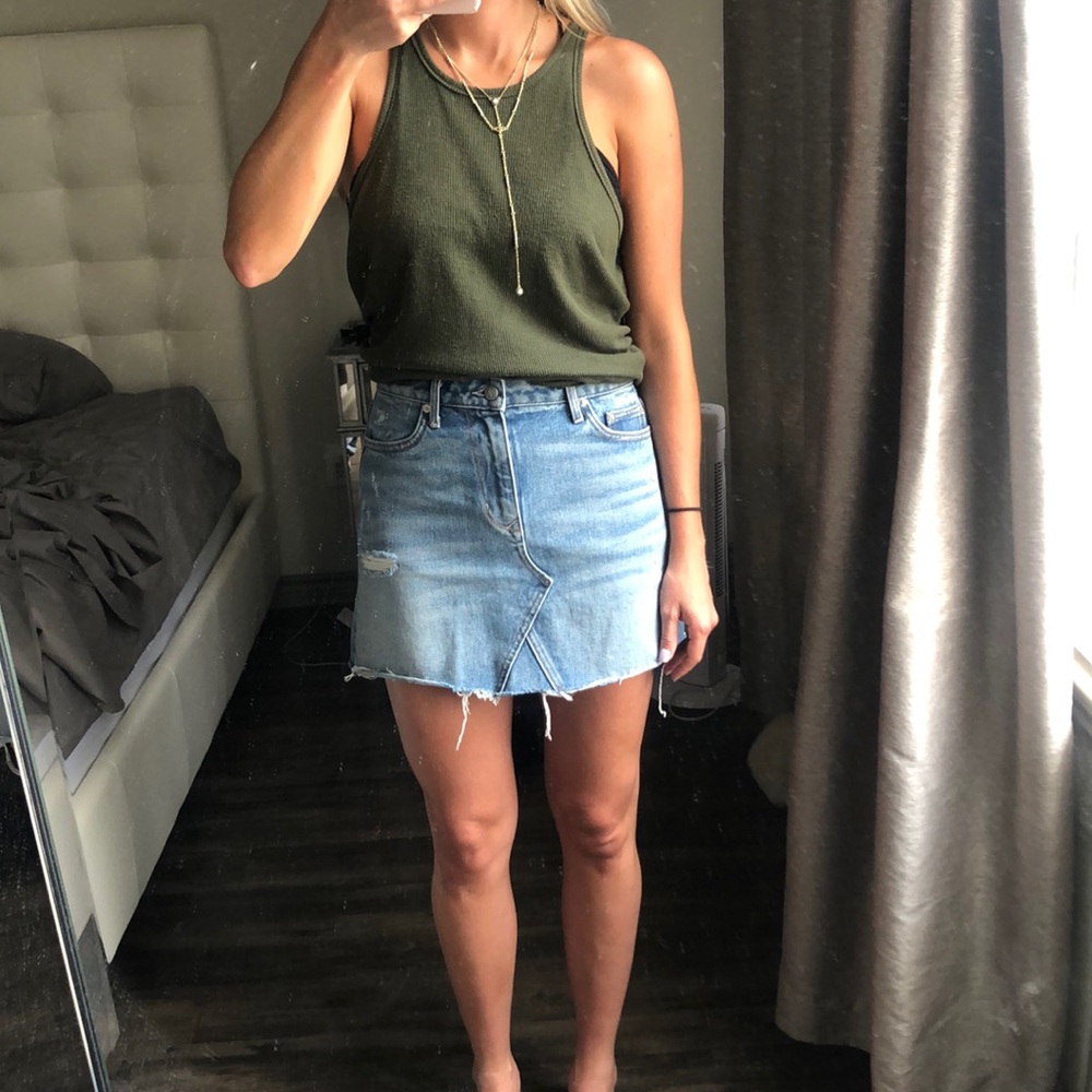 Lovers + friends Denim skirt size 27